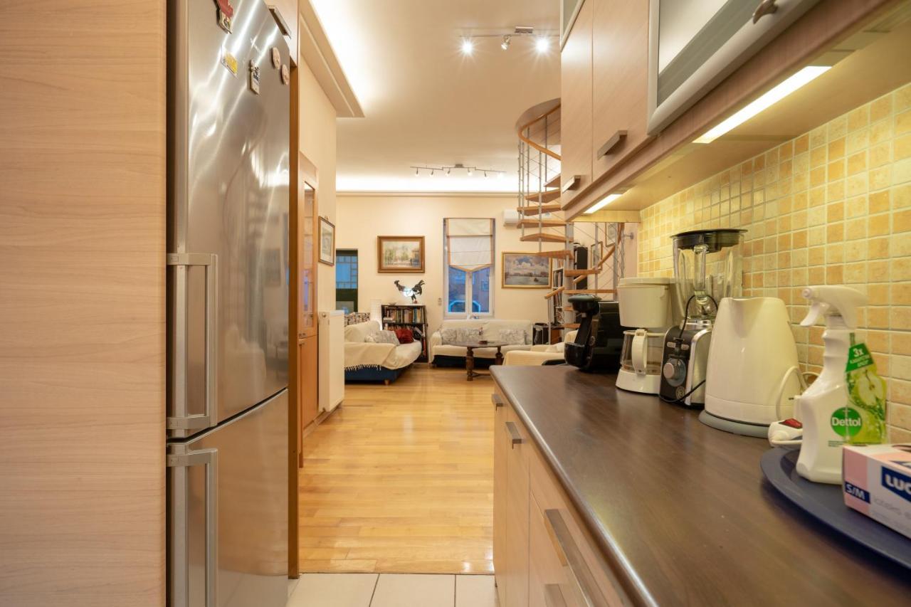 Acropolis Metro St.3 Bedrοοms 6 Persons Maisonette 아테네 외부 사진