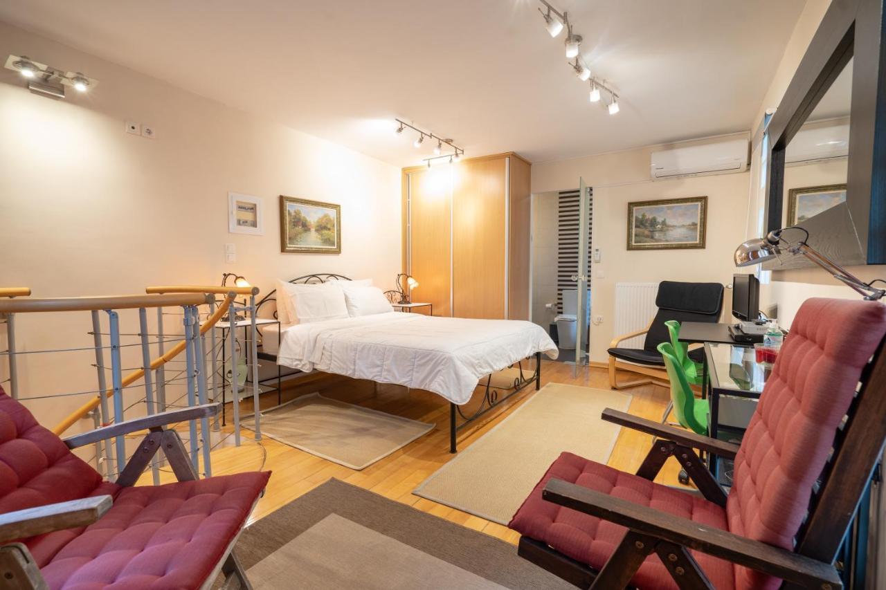 Acropolis Metro St.3 Bedrοοms 6 Persons Maisonette 아테네 외부 사진