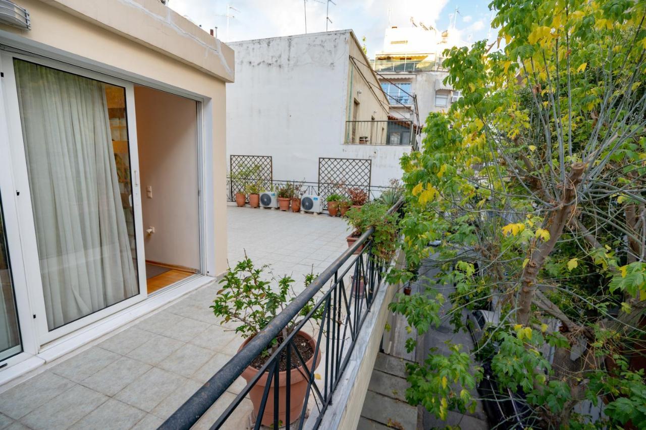 Acropolis Metro St.3 Bedrοοms 6 Persons Maisonette 아테네 외부 사진